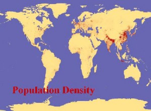 Mapa Mundial de Densidad Poblacional